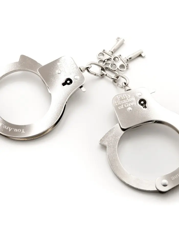 Fifty Shades of Grey You Are Mine Metal   Handcuffs