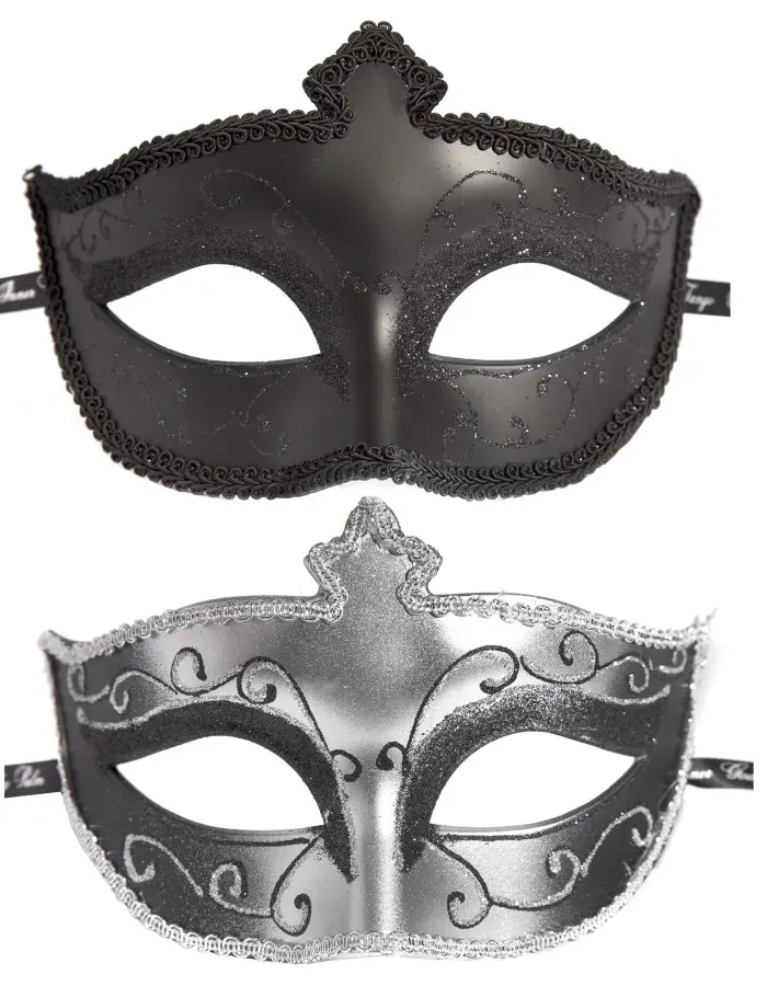Fifty Shades of Grey Masks on Masquerade Mask Twin Pack