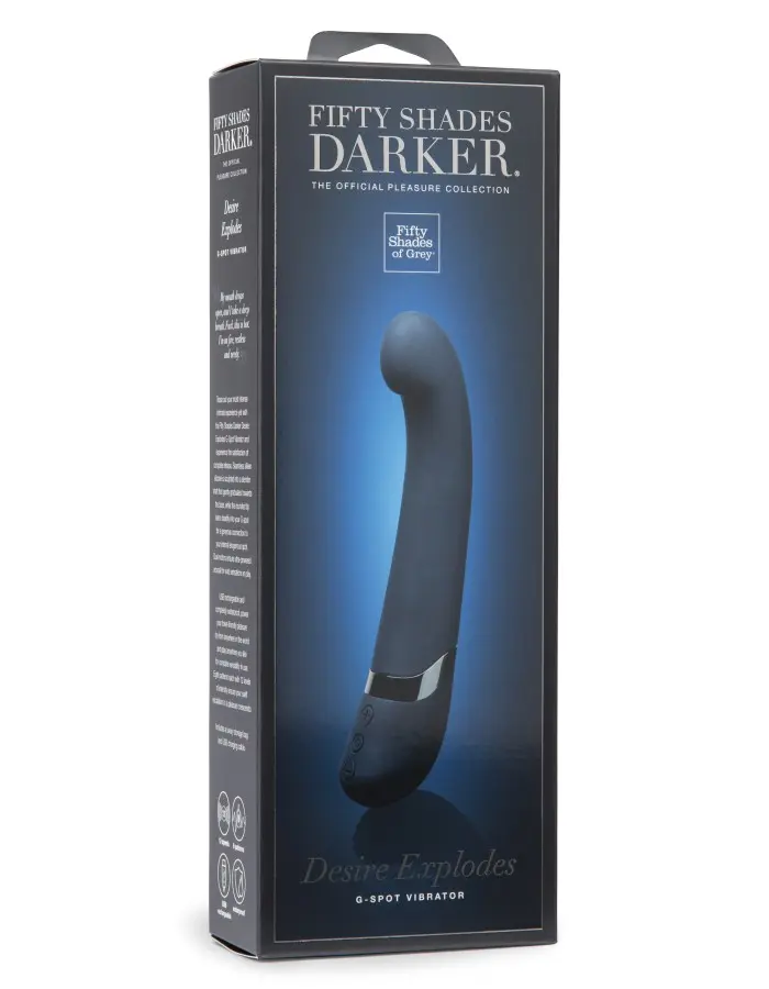 Fifty Shades Darker Desire Explodes USB  Rechargeable G-Spot Vibrator