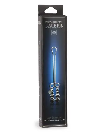 Fifty Shades Darker Just Sensation Beaded Clitoral Clamp