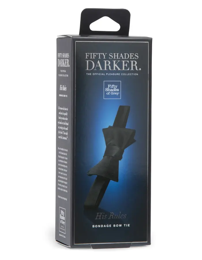 Fifty Shades Darker His Rules Bondage Bow Tie