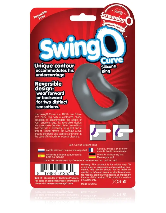 Swingo Curve - 6 Count Box - Grey