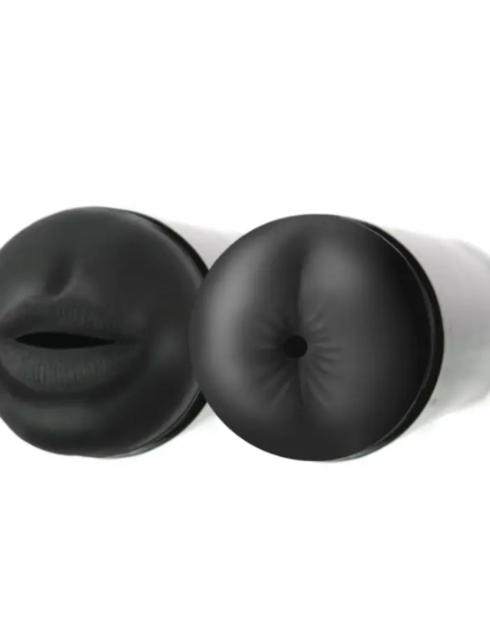 Cyberskin Stealth Dual Stroker - Mouth & Ass