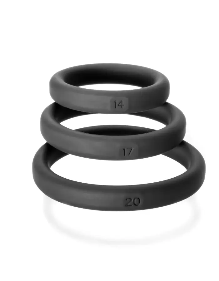 Xact- Fit 3 Premium Silicone Rings - #14, #17,   #20