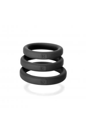 Xact- Fit 3 Premium Silicone Rings - #14, #15,  #16