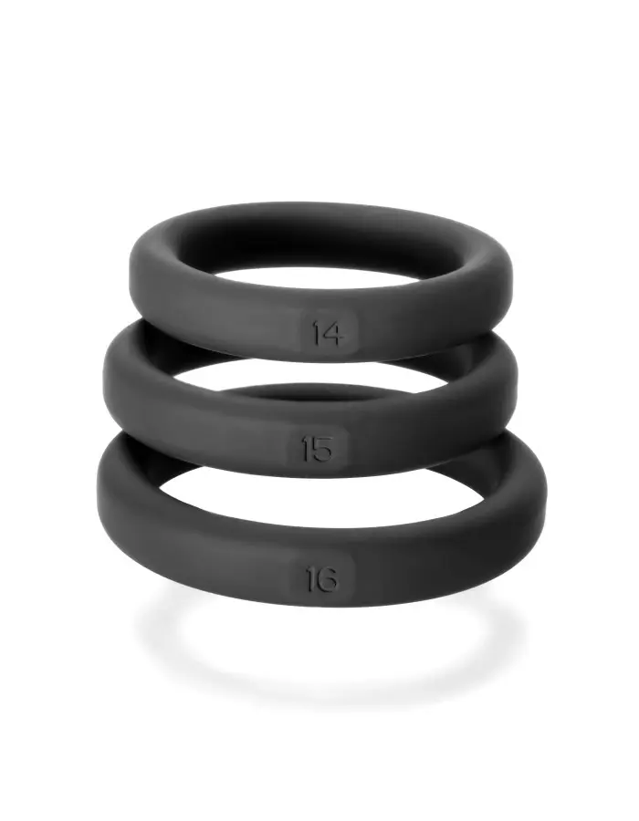 Xact- Fit 3 Premium Silicone Rings - #14, #15, #16