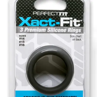 Xact- Fit 3 Premium Silicone Rings - #14, #15, #16