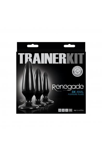 Renegade Pleasure Plug 3pc Trainer Kit