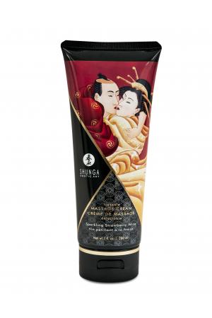 Kissable Massage Cream - Sparkling Strawberry  Wine - 7 Fl. Oz. / 200 ml