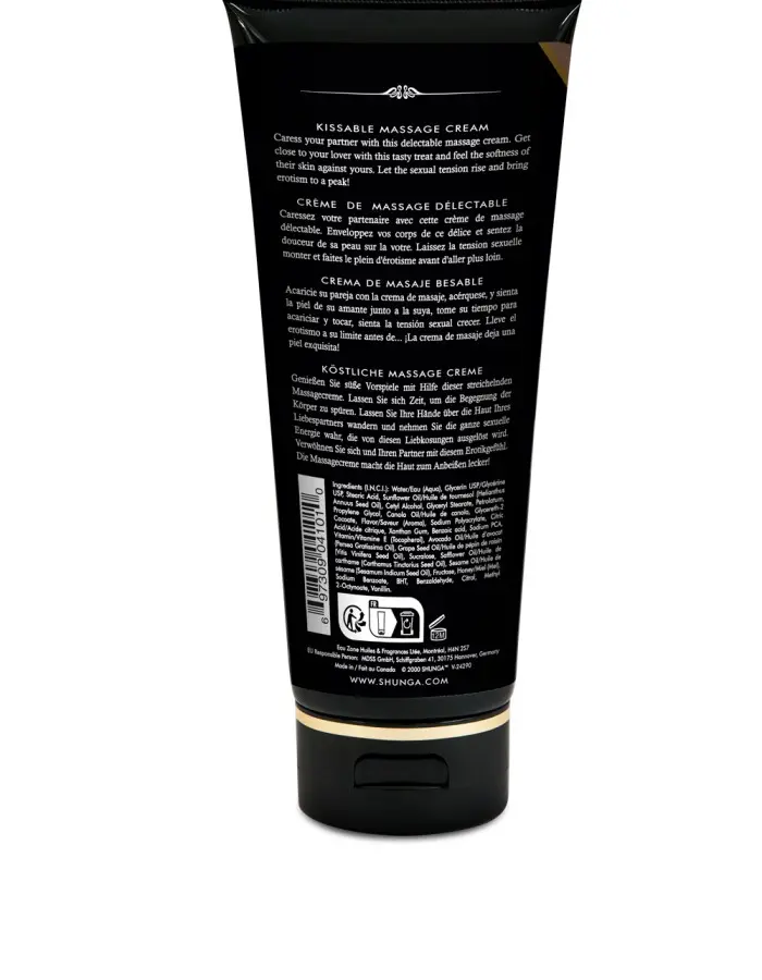Kissable Massage Cream - Intoxicating Chocolate - 7 Fl. Oz. / 200 ml