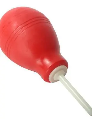Enema Cleansing Bulb - Red