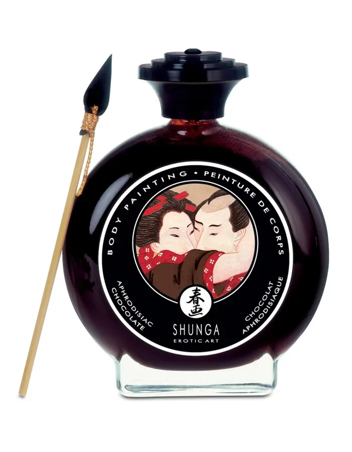 Edible Body Paint - Aphrodisiac Chocolate - 3.5 Fl. Oz. / 100 ml