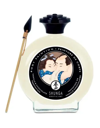 Edible Body Paint - Vanilla & Chocolate Temptation - 3.5 Fl. Oz. / 100 ml