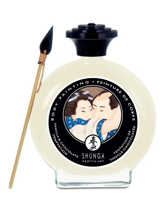 Edible Body Paint - Vanilla & Chocolate Temptation - 3.5 Fl. Oz. / 100 ml