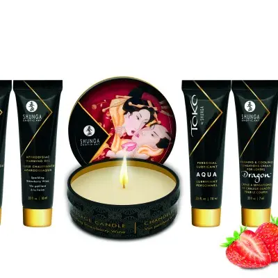 Geisha's Secrets Gift Set - Sparkling Strawberry Wine
