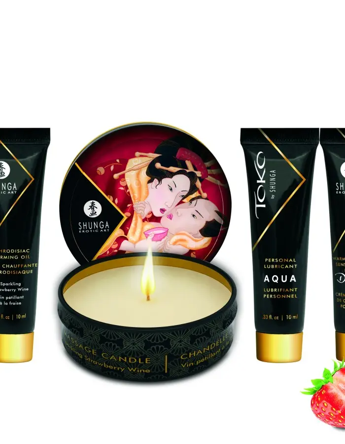 Geisha's Secrets Gift Set - Sparkling Strawberry Wine