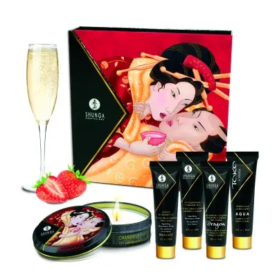 Geisha's Secrets Gift Set - Sparkling Strawberry Wine