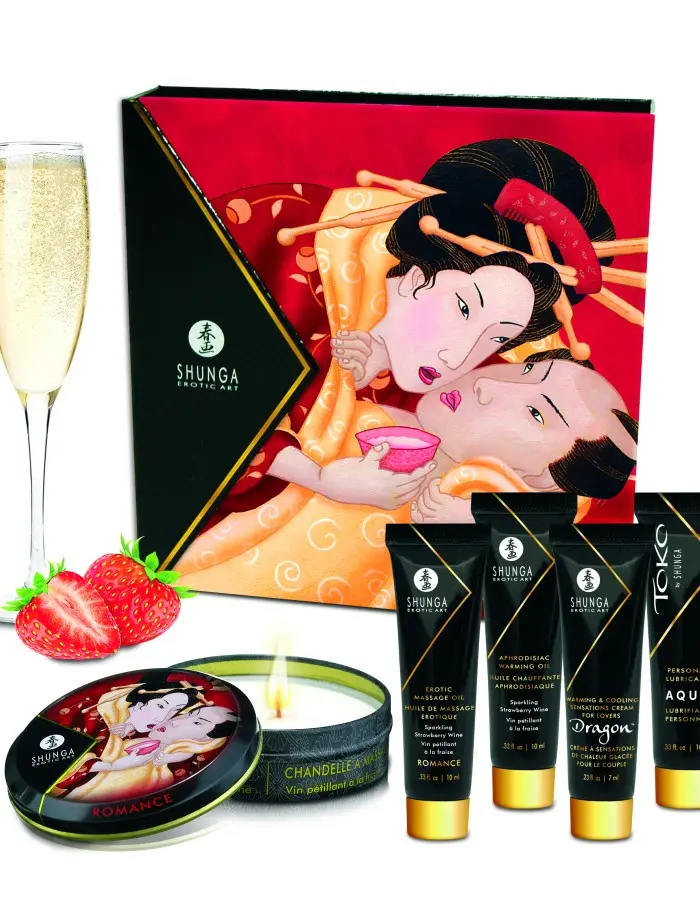 Geisha's Secrets Gift Set - Sparkling Strawberry Wine