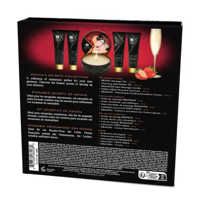 Geisha's Secrets Gift Set - Sparkling Strawberry Wine