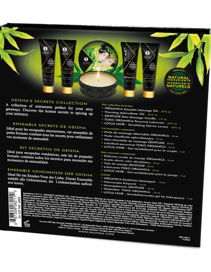 Geisha's Secrets Gift Set - Organica - Exotic Green Tea