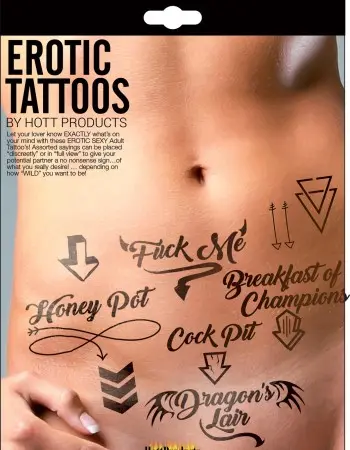Erotic Tattoo's - Assorted Pack