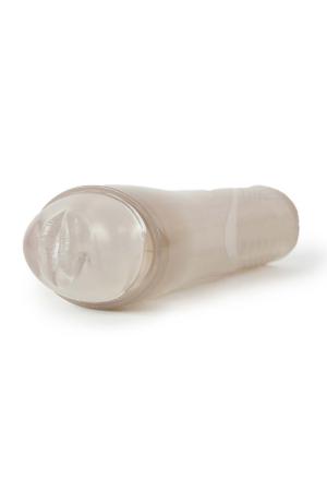 Cyberskin Release Deep Throat Stroker - Vibrating - Clear