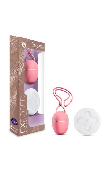 Exposed Darcy Mini Wireless Vibrating Egg - Dusty  Rose