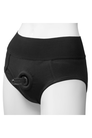 Vac- U- Lock Panty Harness With Plug - Briefs - S/ M