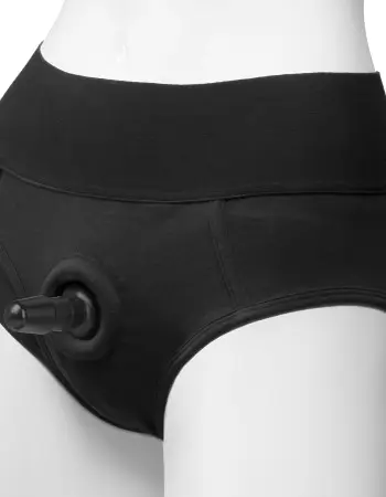 Vac- U- Lock Panty Harness With Plug - Briefs - S/ M