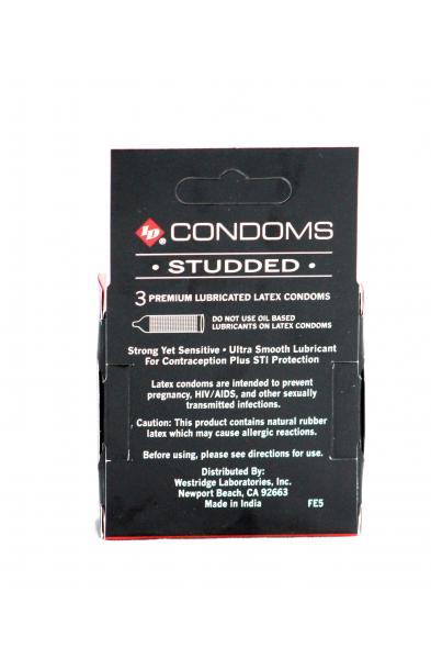 ID Condoms - Case of 72 - 3 Packs - Assorted Styles