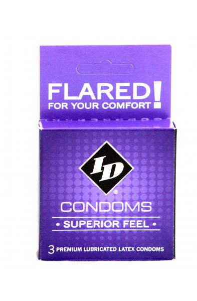 ID Condoms - Case of 72 - 3 Packs - Assorted Styles