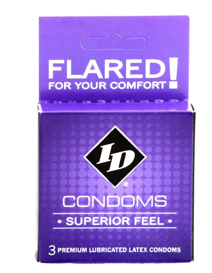 ID Condoms - Case of 72 - 3 Packs - Assorted Styles