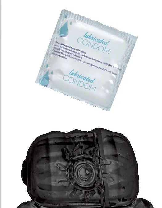 Vibrating Ring Black Pulsating Erection Keeper - Black