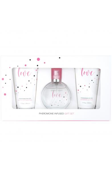 Simply Sexy Love Pheromone Infused Perfume Gift Set - 4 Pcs.