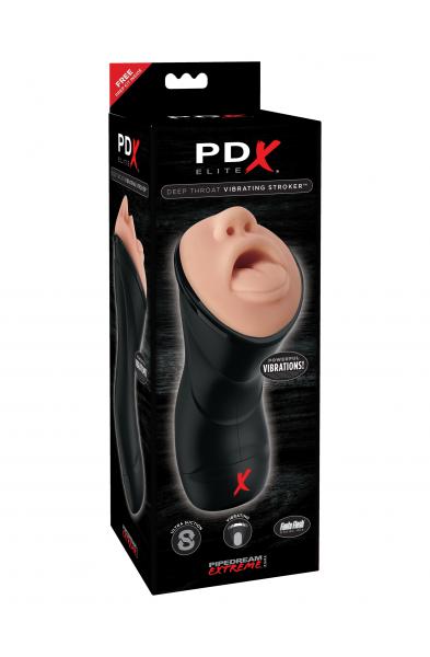 Pdx Elite Deep Throat Vibrating Stroker