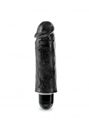 King Cock 5" Vibrating Stiffy Black