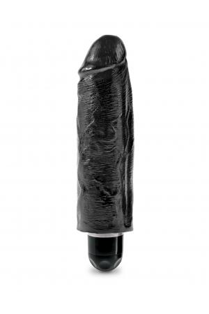 King Cock 6" Vibrating Stiffy - Black