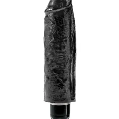 King Cock 6" Vibrating Stiffy - Black