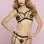 Scene Stealer Two Piece Bra Set  Small  - Nude/ Black