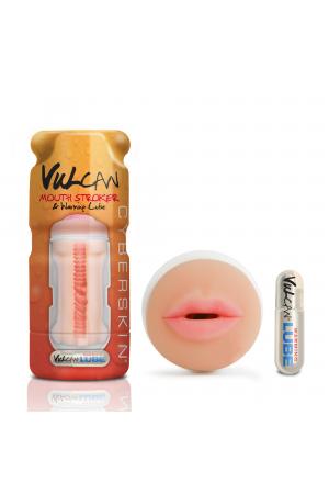 Vulcan Cyberskin - Mouth Stroker & Warming Lube - Light