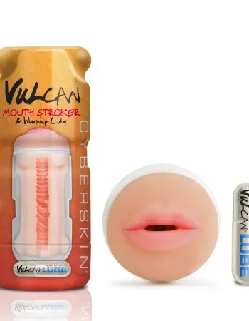 Vulcan Cyberskin - Mouth Stroker & Warming Lube - Light