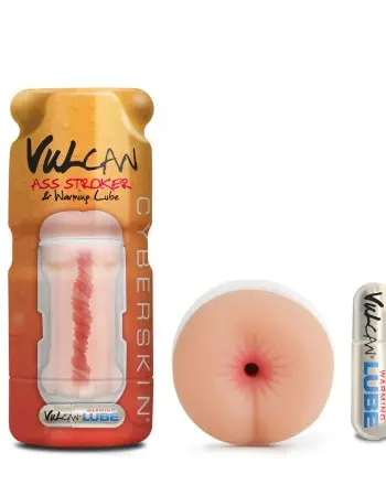 Vulcan Cyberskin - Ass Stroker & Warming Lube -  Light
