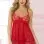 Bed of Roses Babydoll Set- Large  - Red