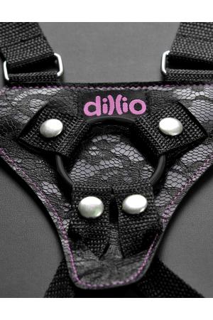 Dillio Pink - 6 Inch Strap-on Suspender Harness  Set