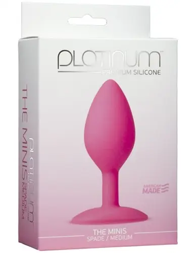 Platinum Premium Silicone - the Mini's - Spade Medium - Pink