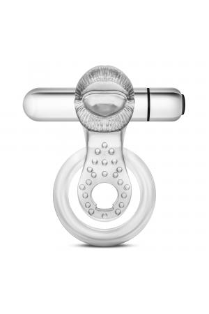 Stay Hard - 10 Function Vibrating Tongue Ring - Clear