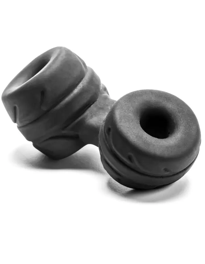 Silaskin Cock & Ball Ring and Stretcher - Black