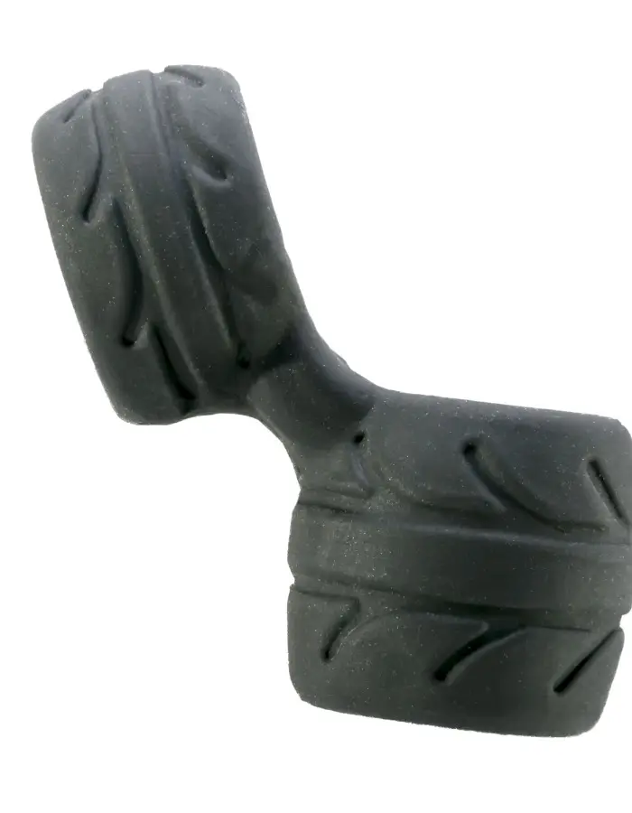 Silaskin Cock & Ball Ring and Stretcher - Black