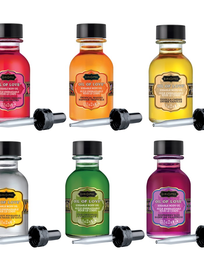 Oil of Love Pre- Pack Display - 6 Flavors