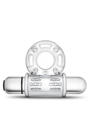 Stay Hard 10 Function Vibrating Bull Ring - Clear